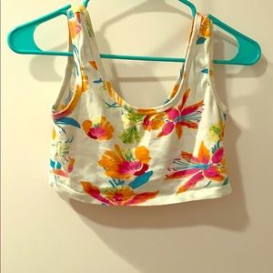 Billabong floral crop top
